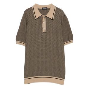 Tagliatore Brown Polo Shirts Men